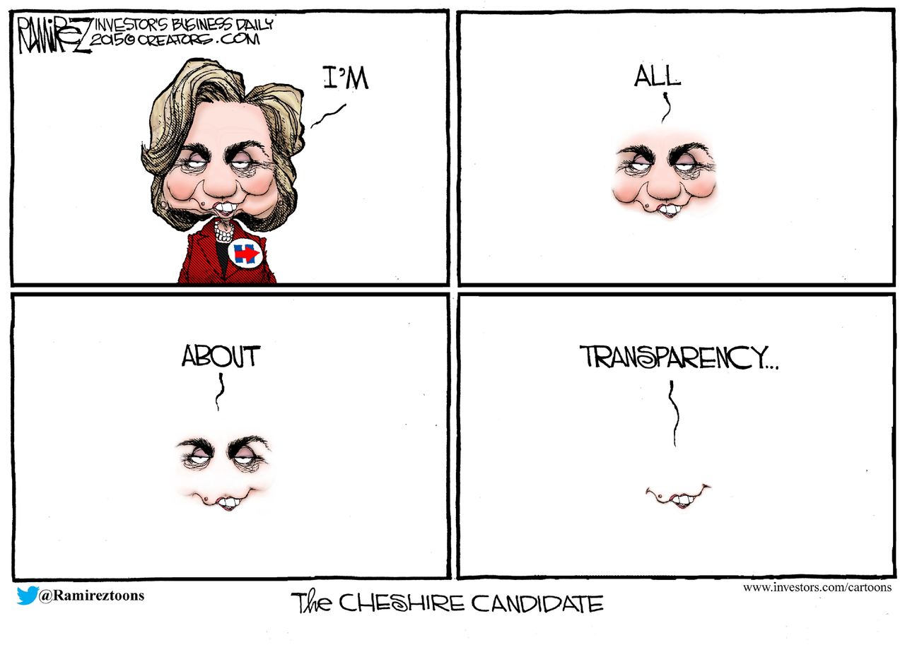 Political cartoon U.S. Hillary Clinton 2016