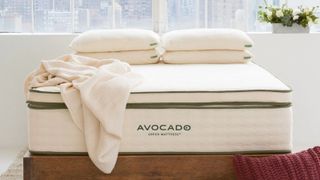 One of the best mattress toppers, the Avocado Organic Latex Topper