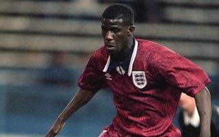 Chris Bart-Williams in action for England B