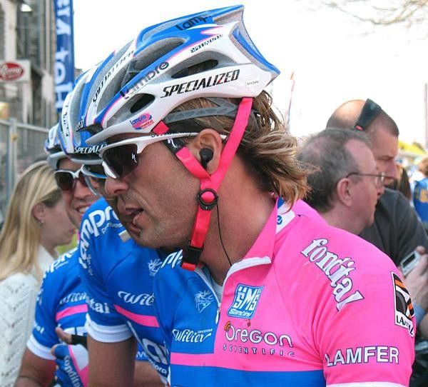 The Lampre team have winner Ballan in their ranks