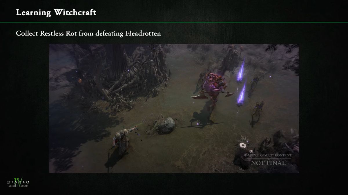 Diablo 4 Season 7 witchcraft mechanic
