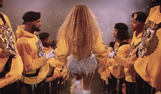 Beyonce as Coachella in 2018 during homecoming documentary