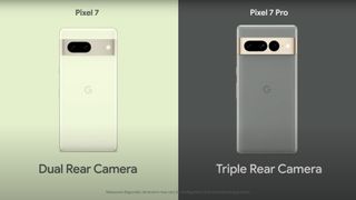 Google Pixel 7 Pro vs Pixel 7