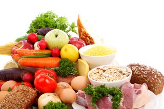 food, food pyramid, healthy diet