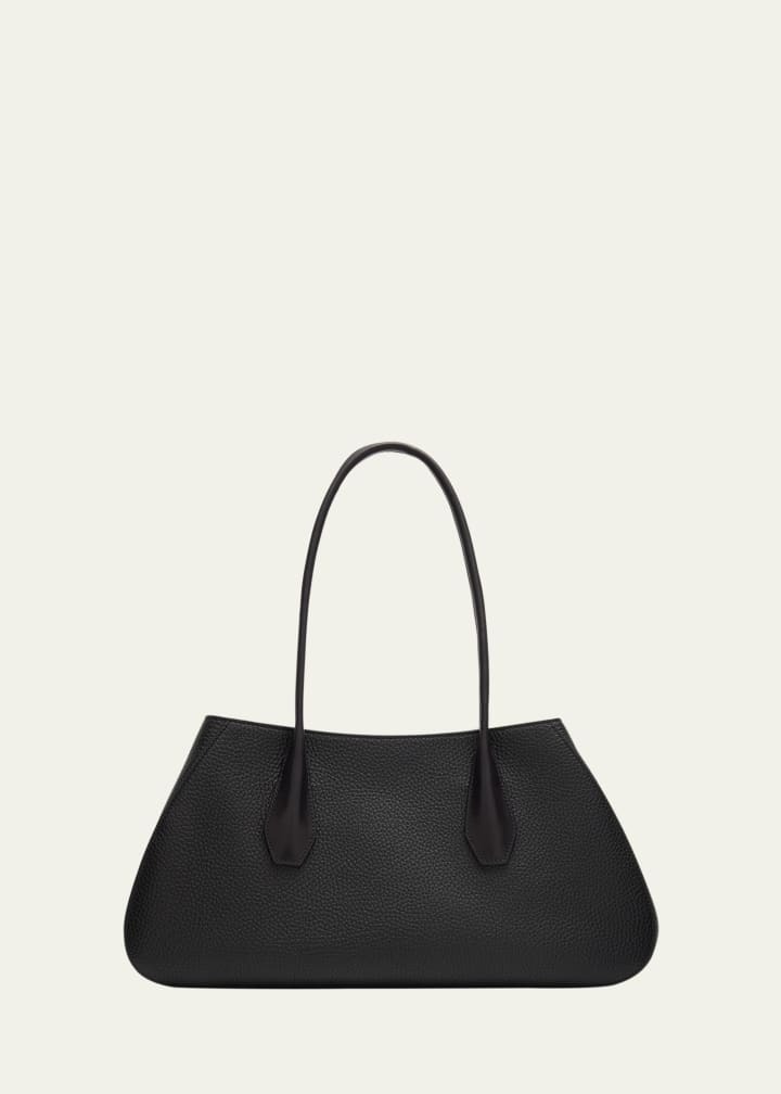 The Row, Alger Geometric Shoulder Bag in Leather