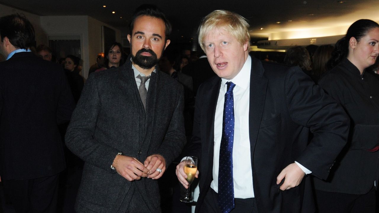 Evgeny Lebedev and Boris Johnson