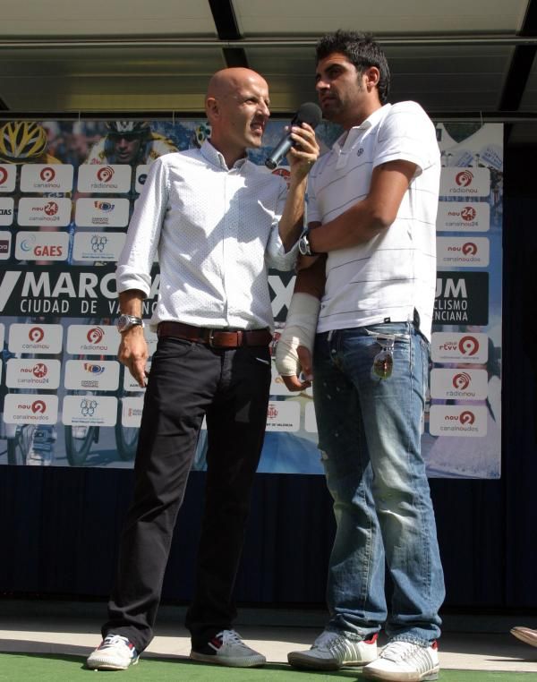 Homage to Pereiro on the podium