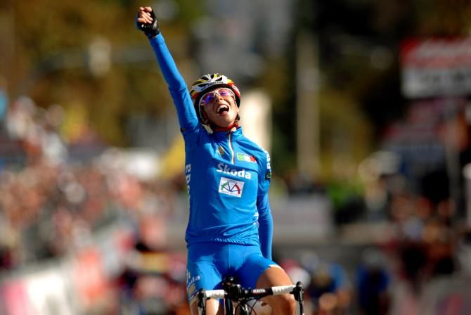 Marta Bastianelli (Italy) celebrates her 2007 Worlds triumph