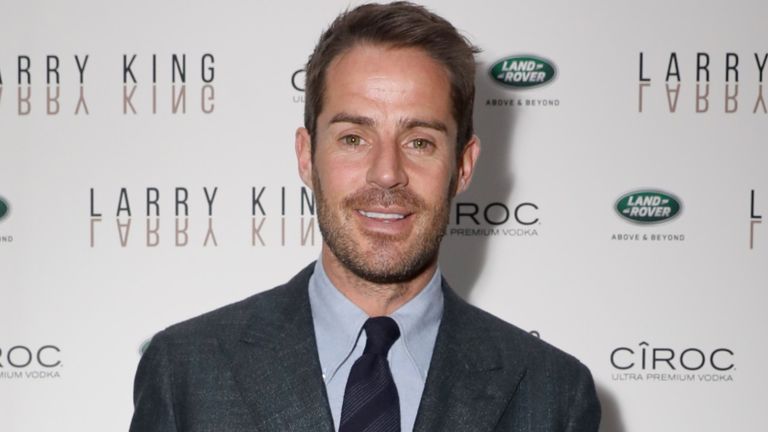 : Jamie Redknapp attends the Larry King Haircare product launch on November 8, 2018