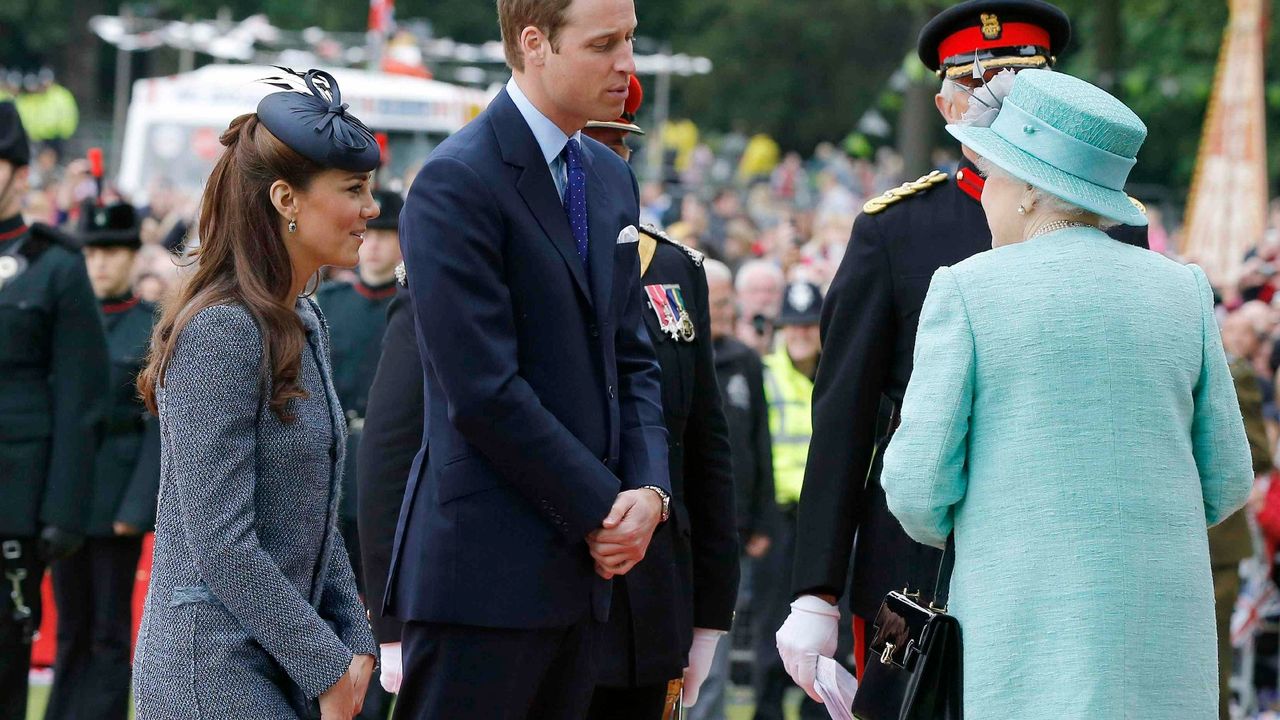 Queen Elizabeth II and The Duke And Duchess Of Cambridge Visit The East Midlands