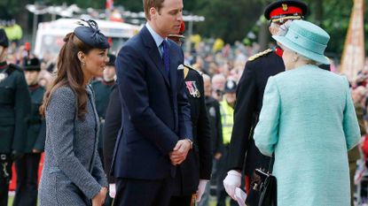 Queen Elizabeth II and The Duke And Duchess Of Cambridge Visit The East Midlands