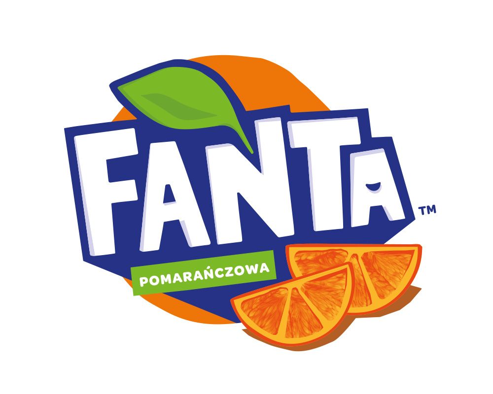 New logo: the new Fanta logo was created from hand-cut paper
