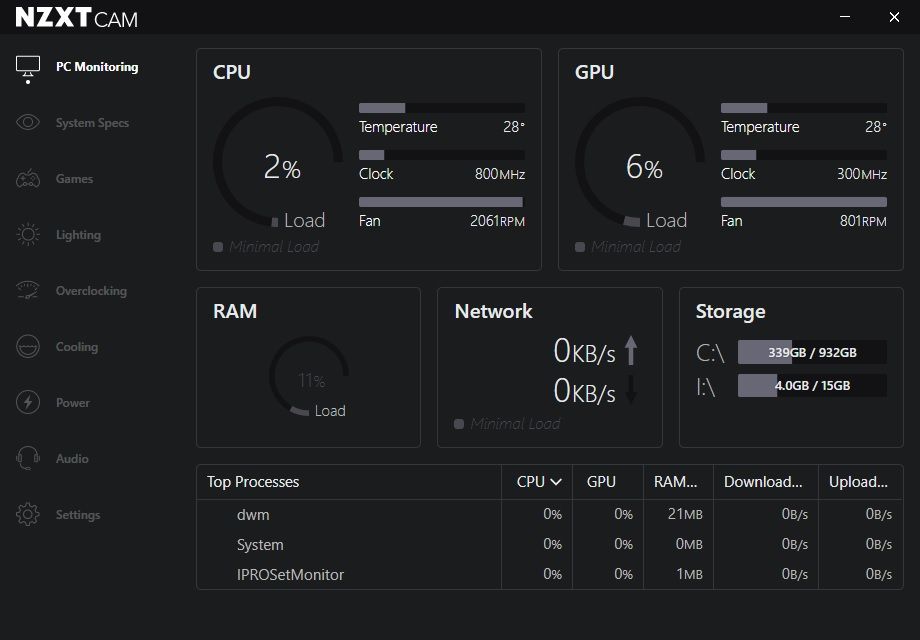 NZXT N7 Z490 - Software