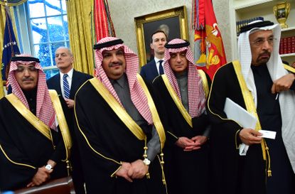 Jared Kushner with Saudi Delegation.