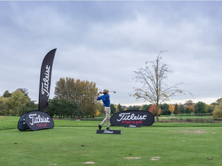 Teeing it up on the Brabazon course in the Titleist Order of Merit Grand Final