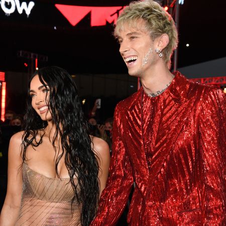 Megan Fox and Machine Gun Kelly attend the 2021 MTV Video Music Awards at Barclays Center