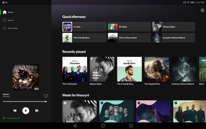 Spotify Update