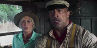 Emily Blunt And Dwayne Johnson in Jungle Cruise