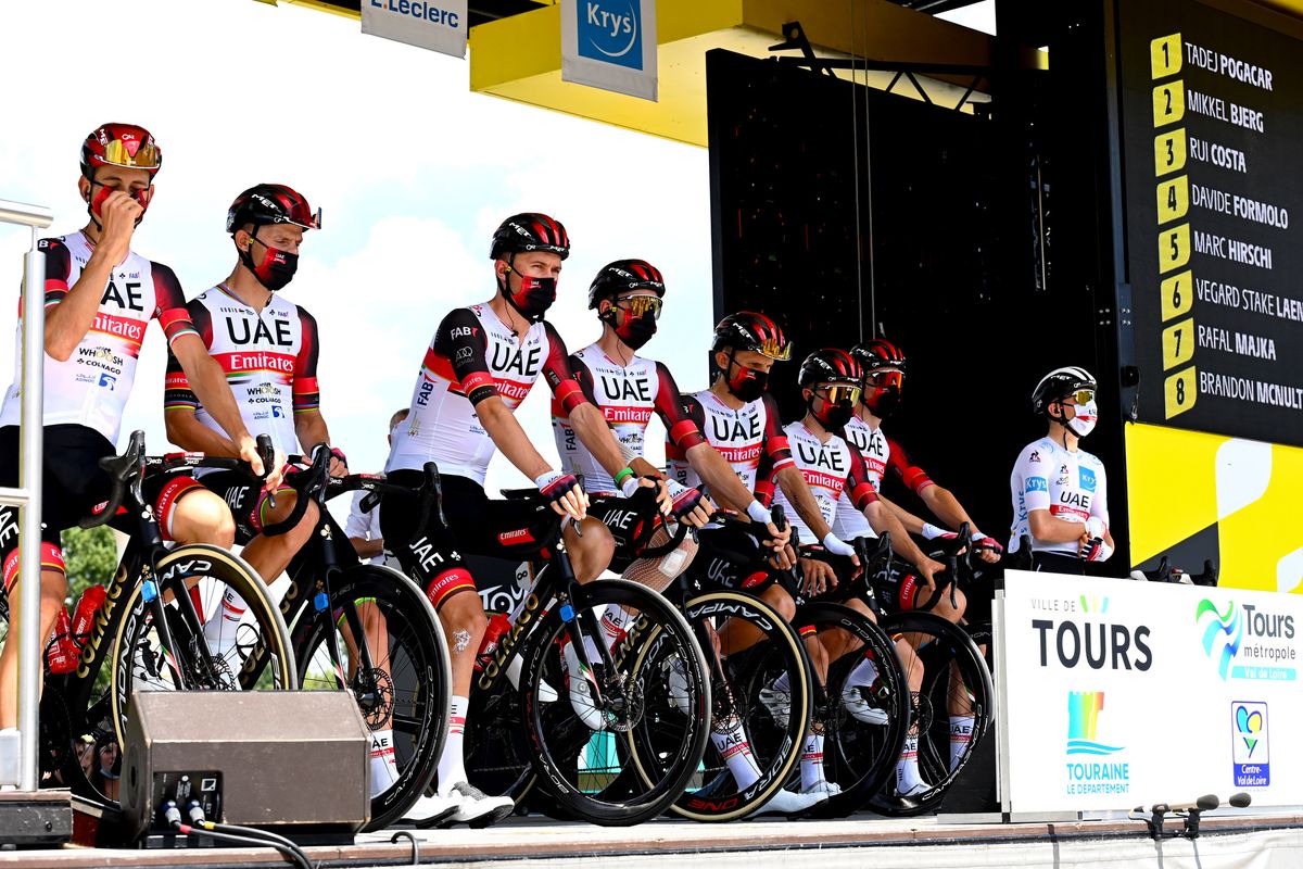 Tour de France 2021 108th Edition 6th stage Tours Chateauroux 1604 km 01072021 UAE Team Emirates photo POOL Pete GodingBettiniPhoto2021