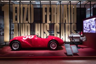 The exhibition charts Ferrari’s history