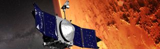 NASA's MAVEN orbiter at Mars.