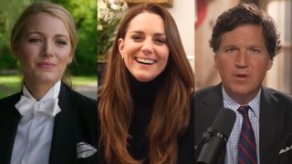 From left to right: Blake Lively, Kate Middleton and Tucker Carlson.