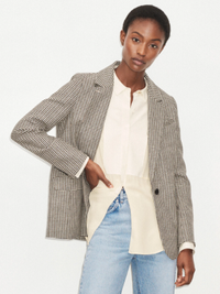 Houndstooth Flannel Oversized Blazer, (£295.00), $495.00 | ME + EM