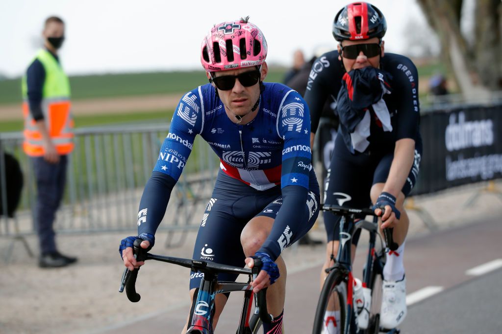 BERG NETHERLANDS APRIL 18 Alex Howes of United States and Team EF Education Nippo during the 55th Amstel Gold Race 2021 Mens Elite a 2167km race from Valkenburg to Berg en Terblijt Amstelgoldrace amstelgoldrace on April 18 2021 in Berg Netherlands Photo by Bas CzerwinskiGetty Images