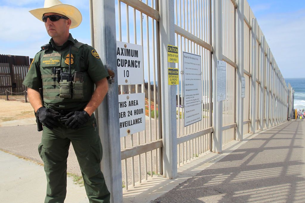 A Border Patrol agent.