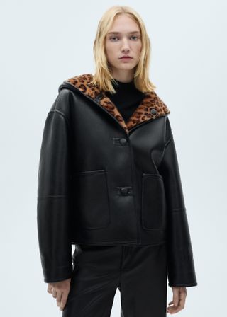 Reversible Leopard-Print Jacket - Women | Mango United Kingdom