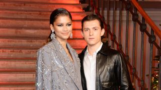 Tom Holland and Zendaya attend the 'Spider-Man: No Way Home' photocall