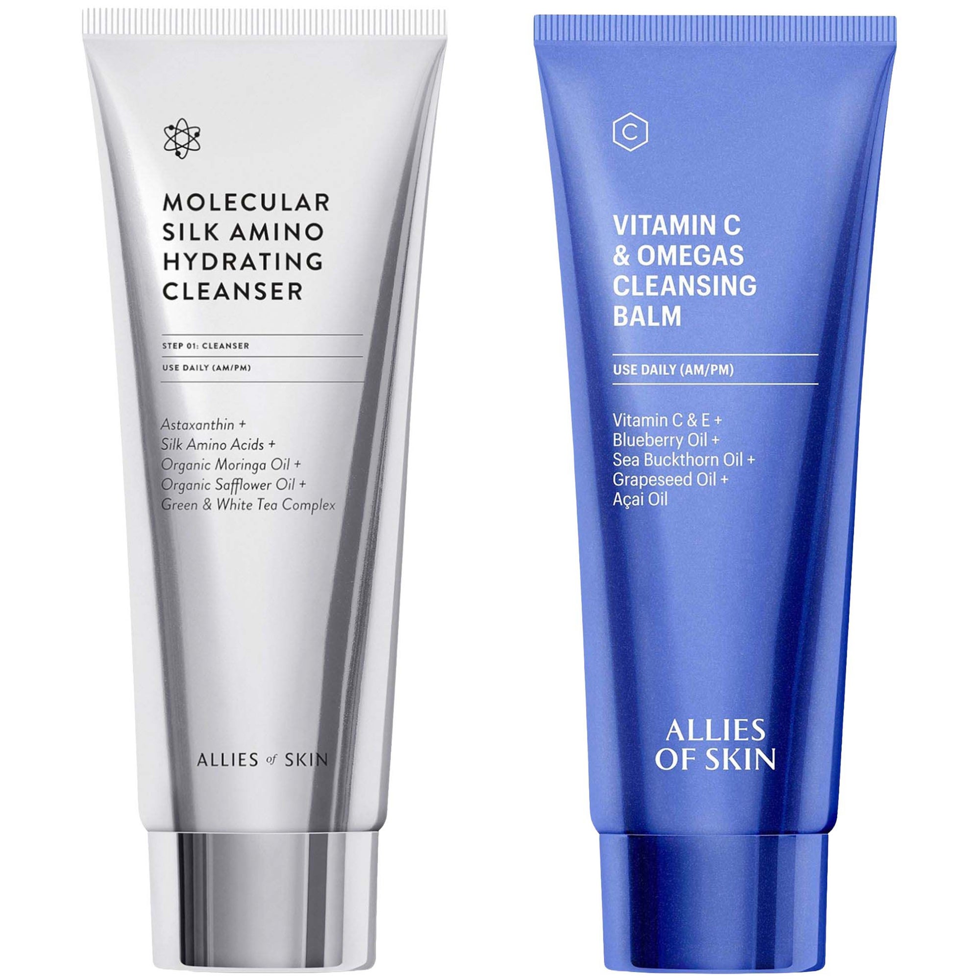Allies of Skin Nourish &amp;amp; Plump Double Cleansing Duo (worth $90)