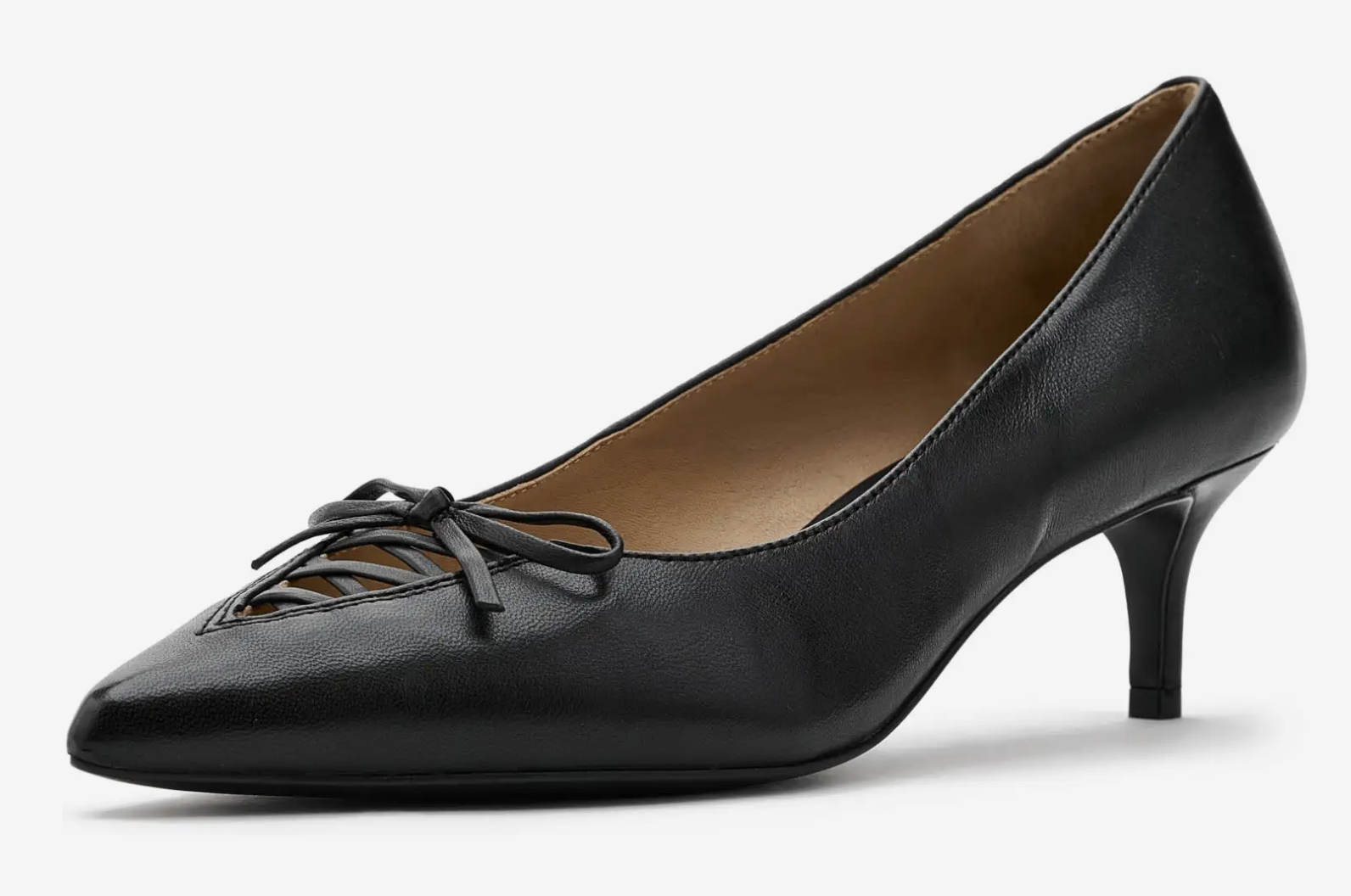 Lauren Ralph Lauren, Adrienne Lace-Up Nappa Leather Pumps