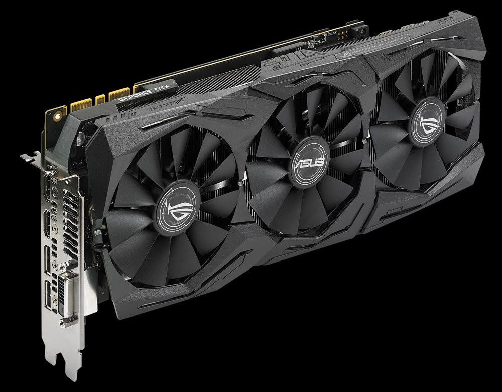 Asus announces GeForce GTX 1080 and 1060 cards with faster RAM