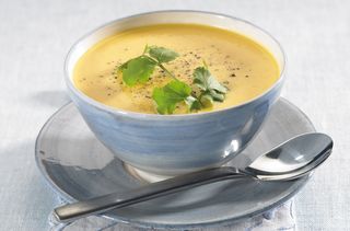 Creamy carrot and parsnip soup