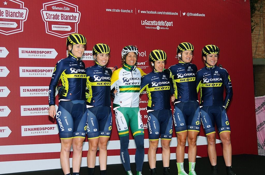 The Orica Scott Women team