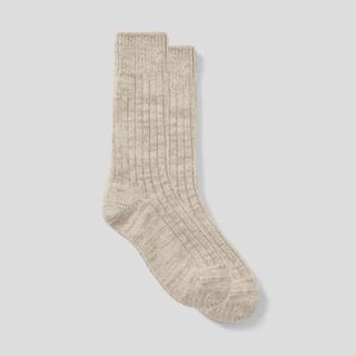 Hamilton + Hare wool cashmere sock