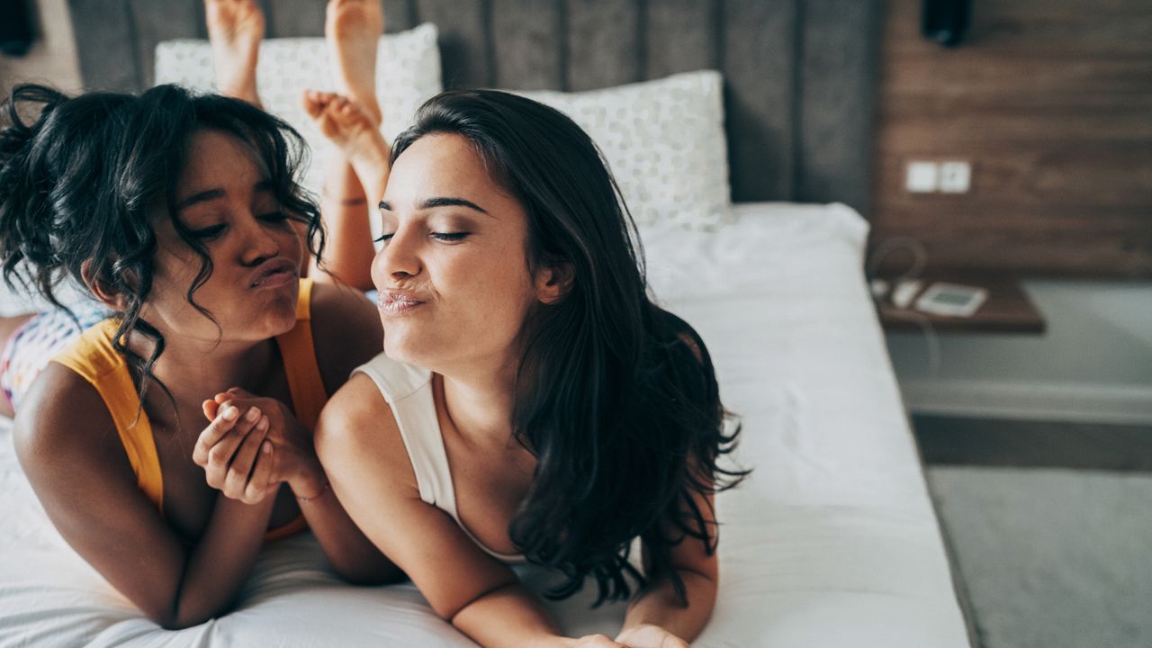 Couple in bed