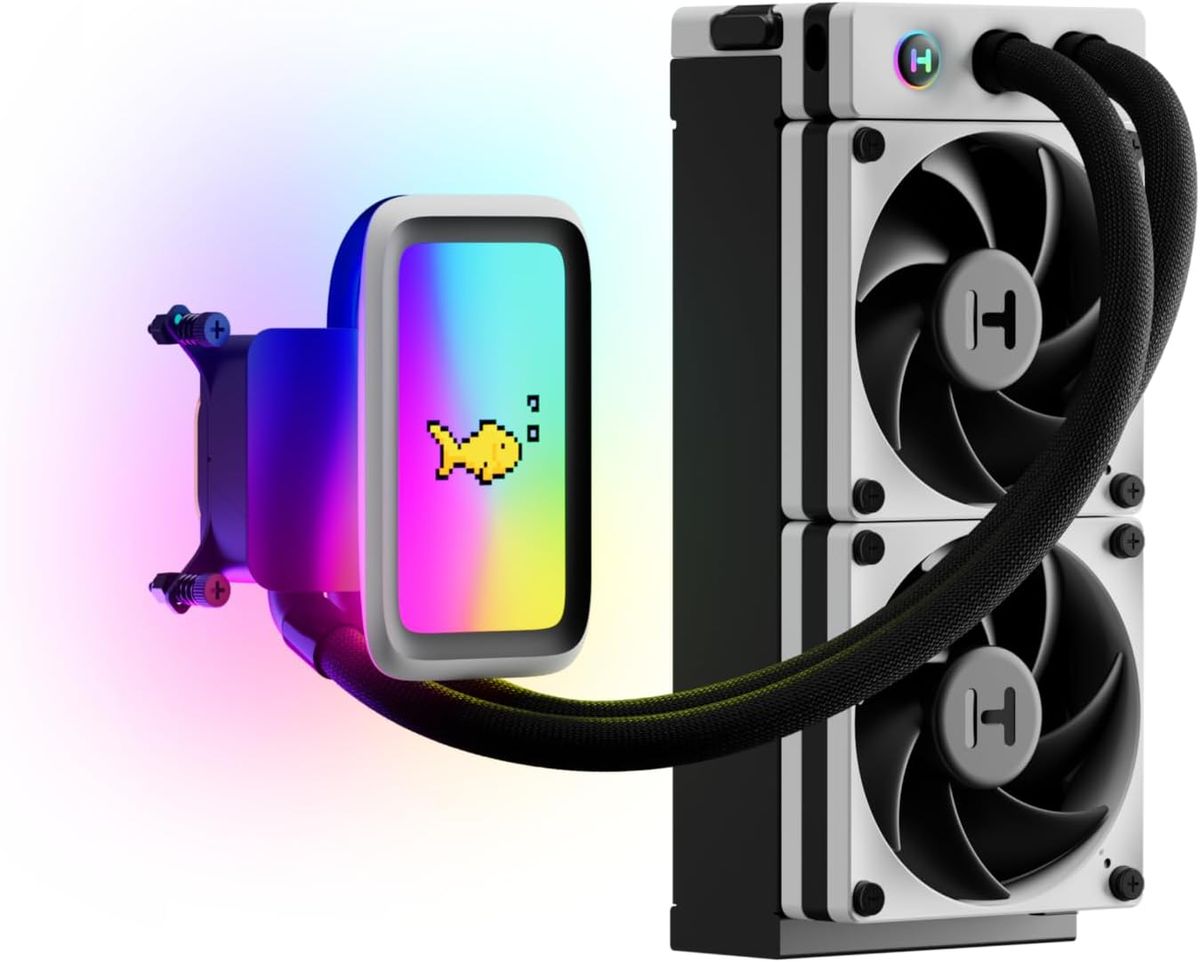 This 240 mm liquid cooler with a massive 5-inch IPS screen is more than half off — Thicc Q60 AIO is $120 for Black Friday