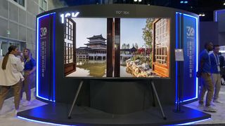 16K TV at technology expo