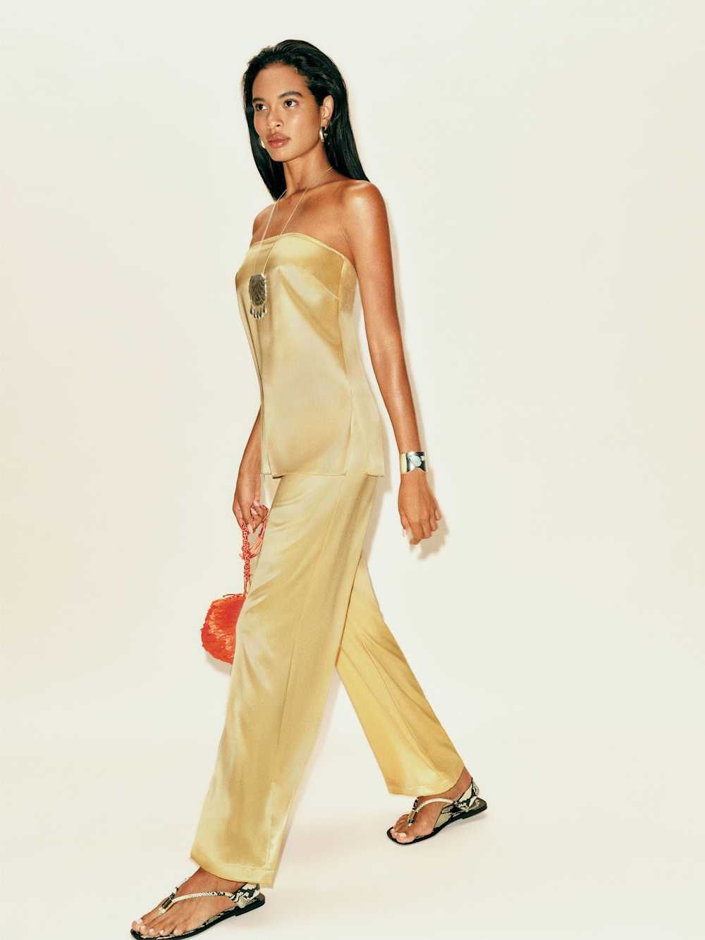 Alleia Satin Two Piece