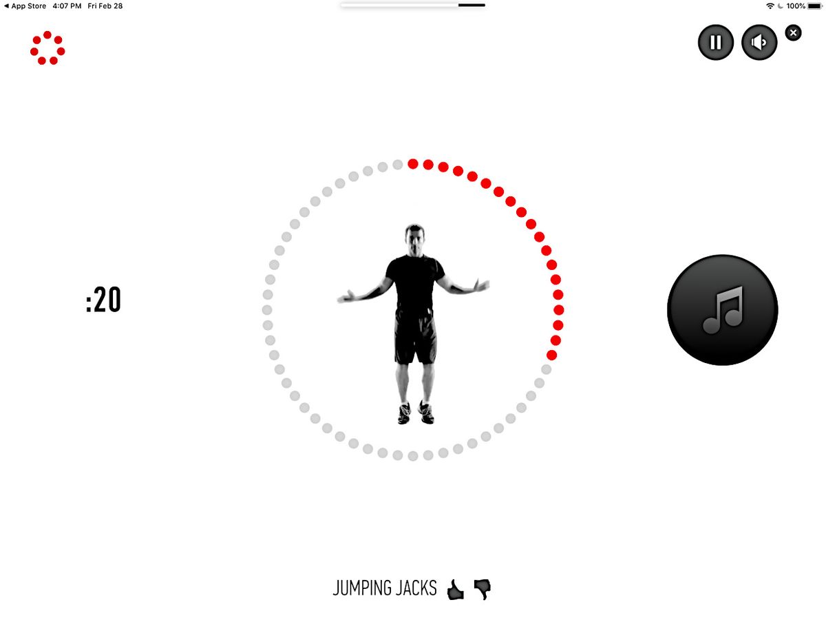 J&amp;J Official 7 Minute Workout screenshot