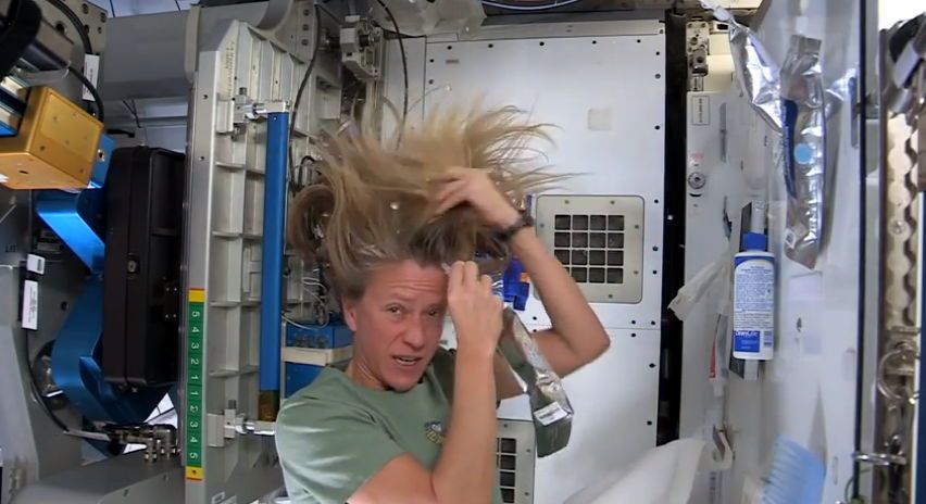 Astronaut Hygiene How To Wash Your Hair In Space Video Space