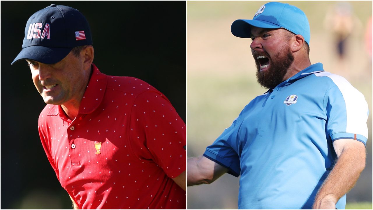 USA Ryder Cup captain Keegan Bradley and Europe star Shane Lowry