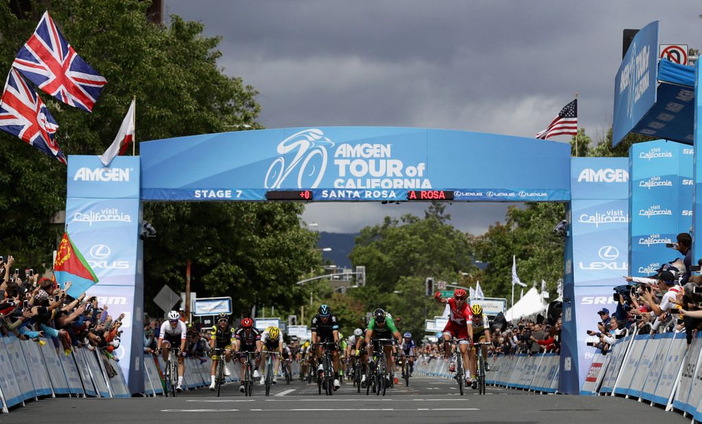 Katusha's Alexander Kristoff wins stage 7 in Santa Rosa ahead of Peter Sagan