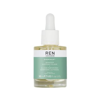 Product shot of REN Clean Skincare Evercalm Barrier Support Elixir, one of the Best Face Oils