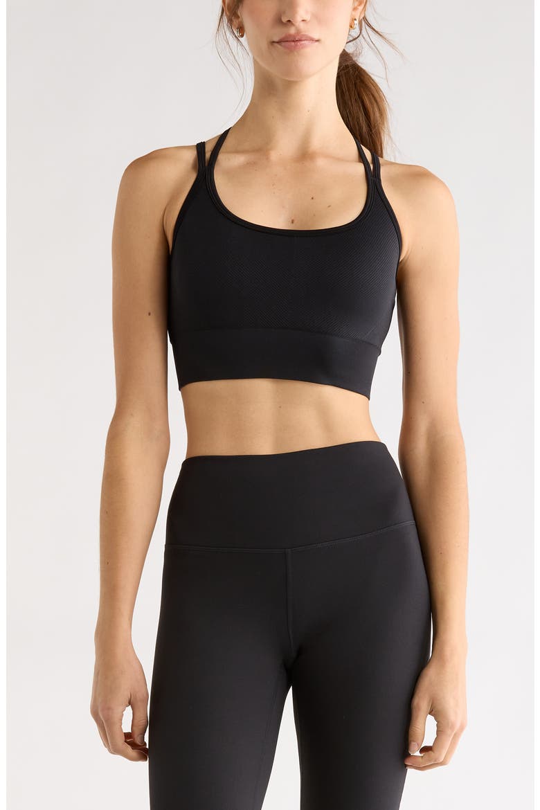 Seamless Strappy Sports Bra
