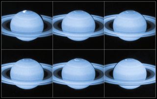 Saturn's North Pole Auroras in 2013