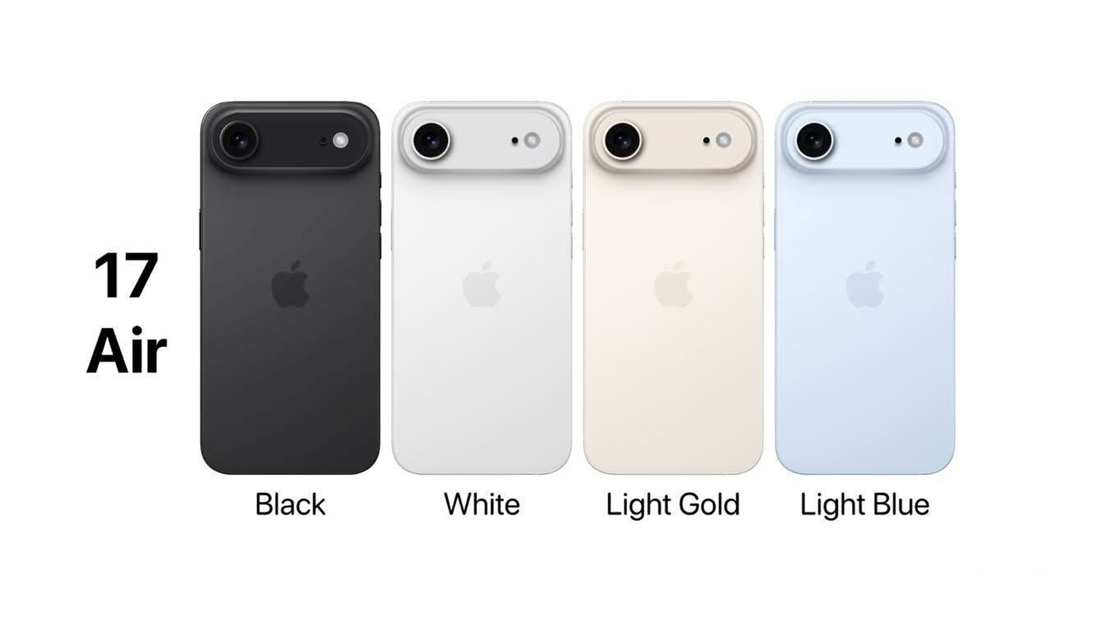 iPhone 17 Air Colors