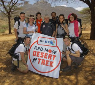 Comic Relief trekkers complete Kenyan desert walk